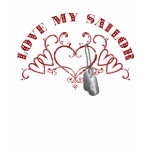 Love My Sailor t-shirts
