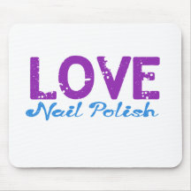 Love Nail Polish Mousepad
