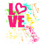 Love Neon Bright Colours Christian Women's Shirt