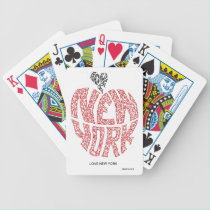 LOVE NEW YORK playing cards