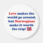 Love Norwegians Magnet