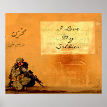 "Love Note on the Wall" Posters