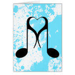 love notes : 8th note : greeting card