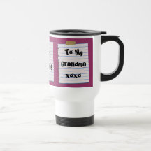 Love Notes For Grandma Mug
