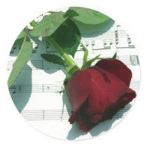 Love Notes Round Stickers