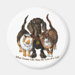 love of a cat magnet