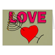 Love on Chanukah 101 Greeting Cards