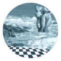 Love on the Beach Art Sticker