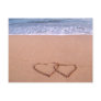 Love on the beach postcards