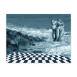 Love on the Beach Postcard