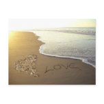 Love on the Sandy Beach Shore
