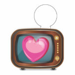 Love on TV photo sculptures