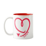 LOVE Open Heart Womyn mugs
