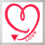 LOVE Open Heart Womyn posters