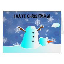 Love or hate Christmas Greeting Card