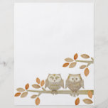 Love Owls in Tree Flyer