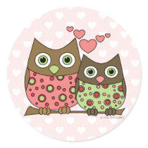 Love Owls Stickers