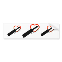 Love Paddles Bumper Sticker