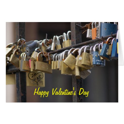 Love Padlocks, Prague Cards