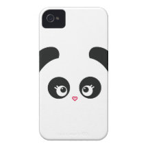 Love Panda® iPhone 4/4S Case-Mate Barely There™ iPhone 4 Case-Mate Cases