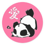 Love Panda Stickers