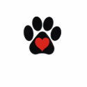 LOVE Paw~Cut-Out Key Chain photo sculptures