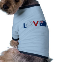 Love Peace Australia Dog Clothes