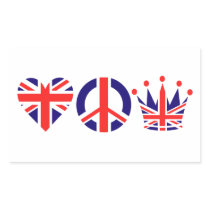 Love Peace Crown Sticker