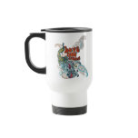 Love, Peace. Freedom Peacock Coffee Mug
