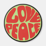 love peace Hippie Spruch Kühlschrankmagnete