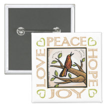 Love, Peace, Hope, Joy Button