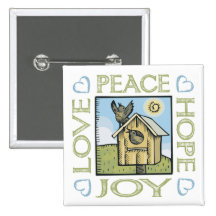 Love, Peace, Hope, Joy Button