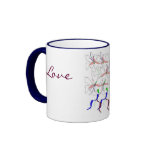 "Love, Peace Lillies" Mug - Customisable