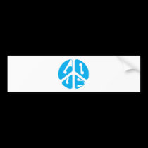 love peace sign bumper stickers