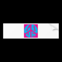 love peace sign bumper stickers
