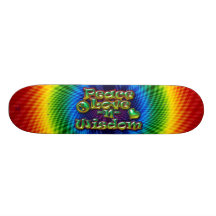 Love, Peace Wisdom_v1 Skate Decks