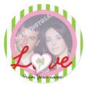 Love Photo Sticker-Gift tag