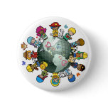 Love Planet Earth: Unite for Peace buttons