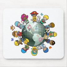 Love Planet Earth: Unite for Peace Mouse Pads