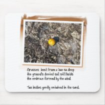 Love Poem and Beached Orange Mousepad