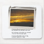 Love Poem and Birch Bay Sunset mousepads