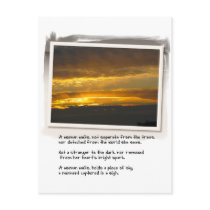 Love Poem and Birch Bay Sunset