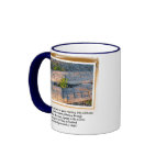 Love Poem and Log on Beach mugs