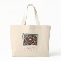 Love Poem and Snail Canvas Bag