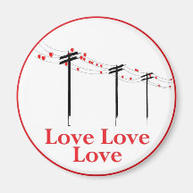 Love post iman para frigorífico
