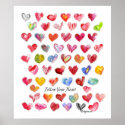 Love Poster -Follow Your Heart posters