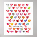 Love Poster -Follow Your Heart posters