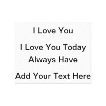 love poster stretched canvas prints