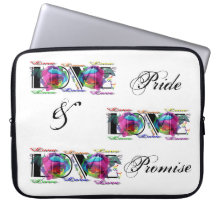 LOVE, Promise, & Pride Computer Sleeve