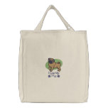 Love Pug embroidered bags